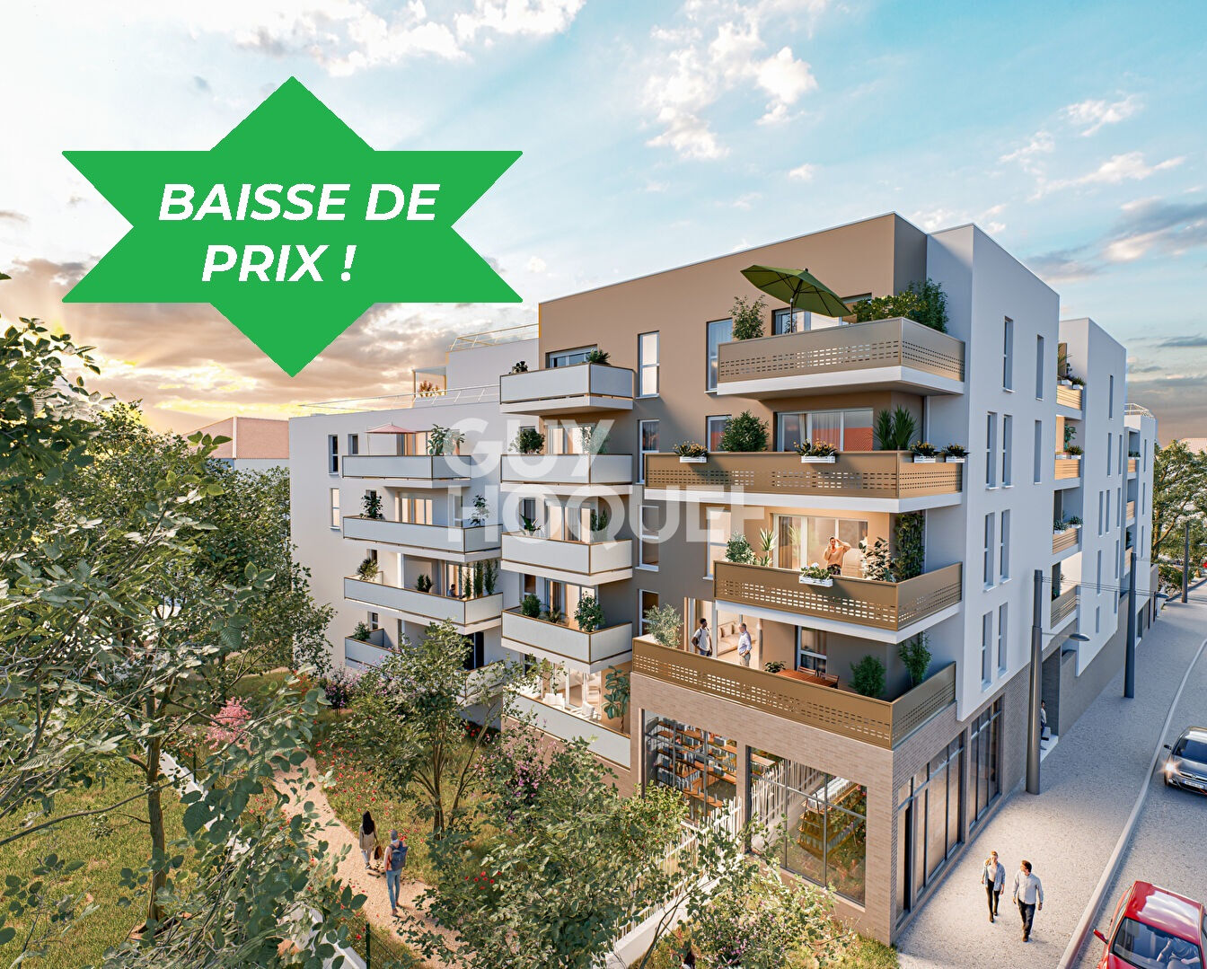 STOP AFFAIRE : T2 NEUF + PARKING  PTZ TVA 5.5 FRAIS NOTAIRE  CUISINE OFFERTS