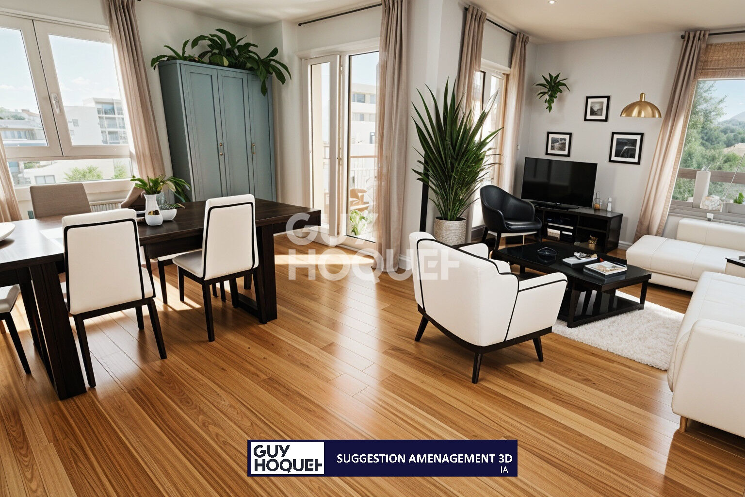 Appartement  Montpellier  Ouest 3 pièces +garage + parking extérieur