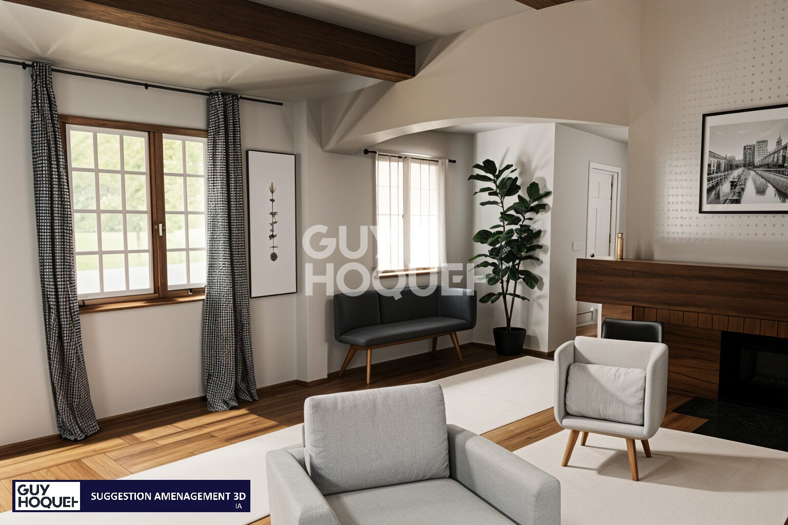 Agréable maison 107 m2 + Terrain 2050  m2: VUE PIC SAINT LOUP