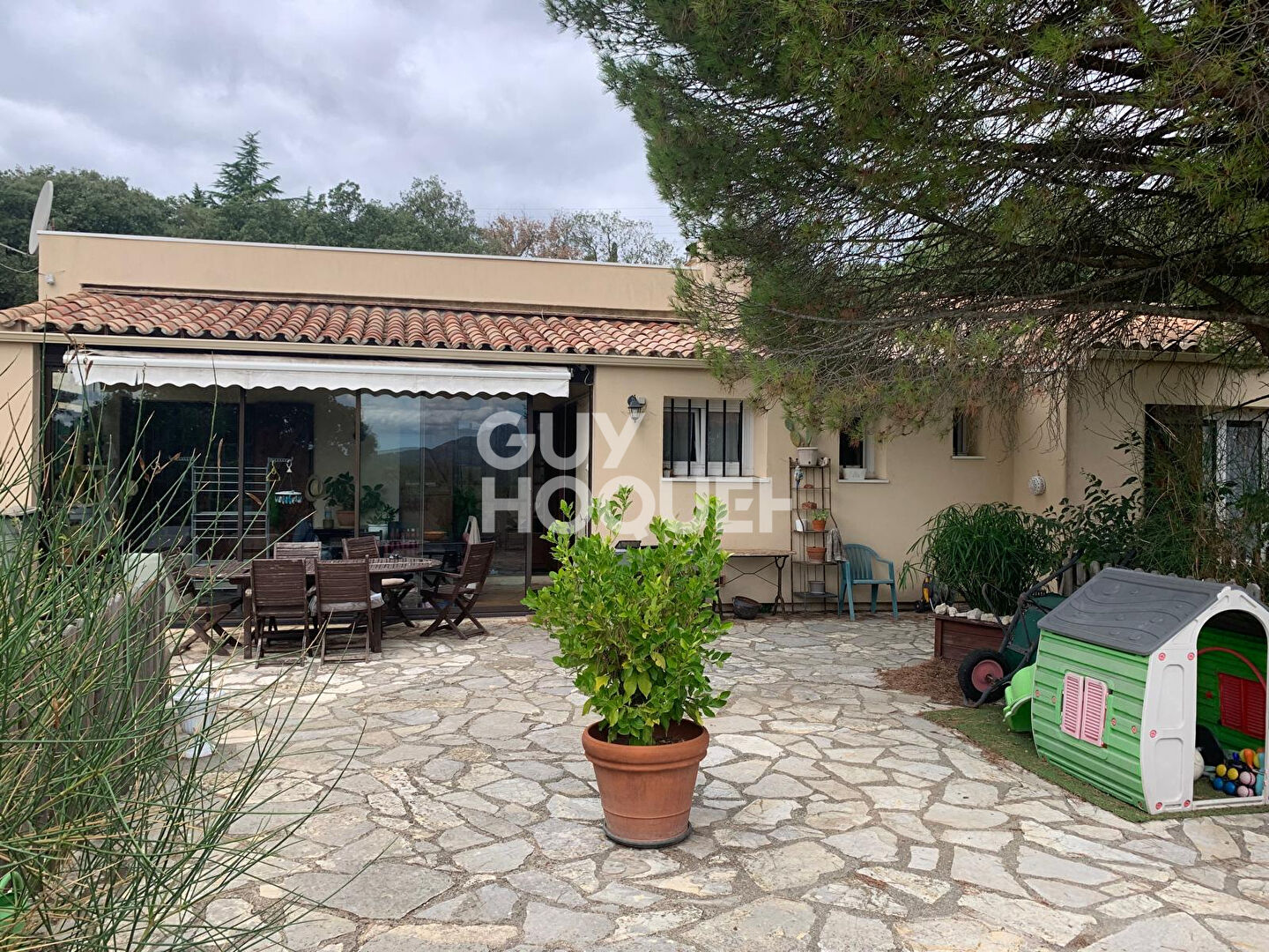 Agréable maison 107 m2 + Terrain 2050  m2: VUE PIC SAINT LOUP