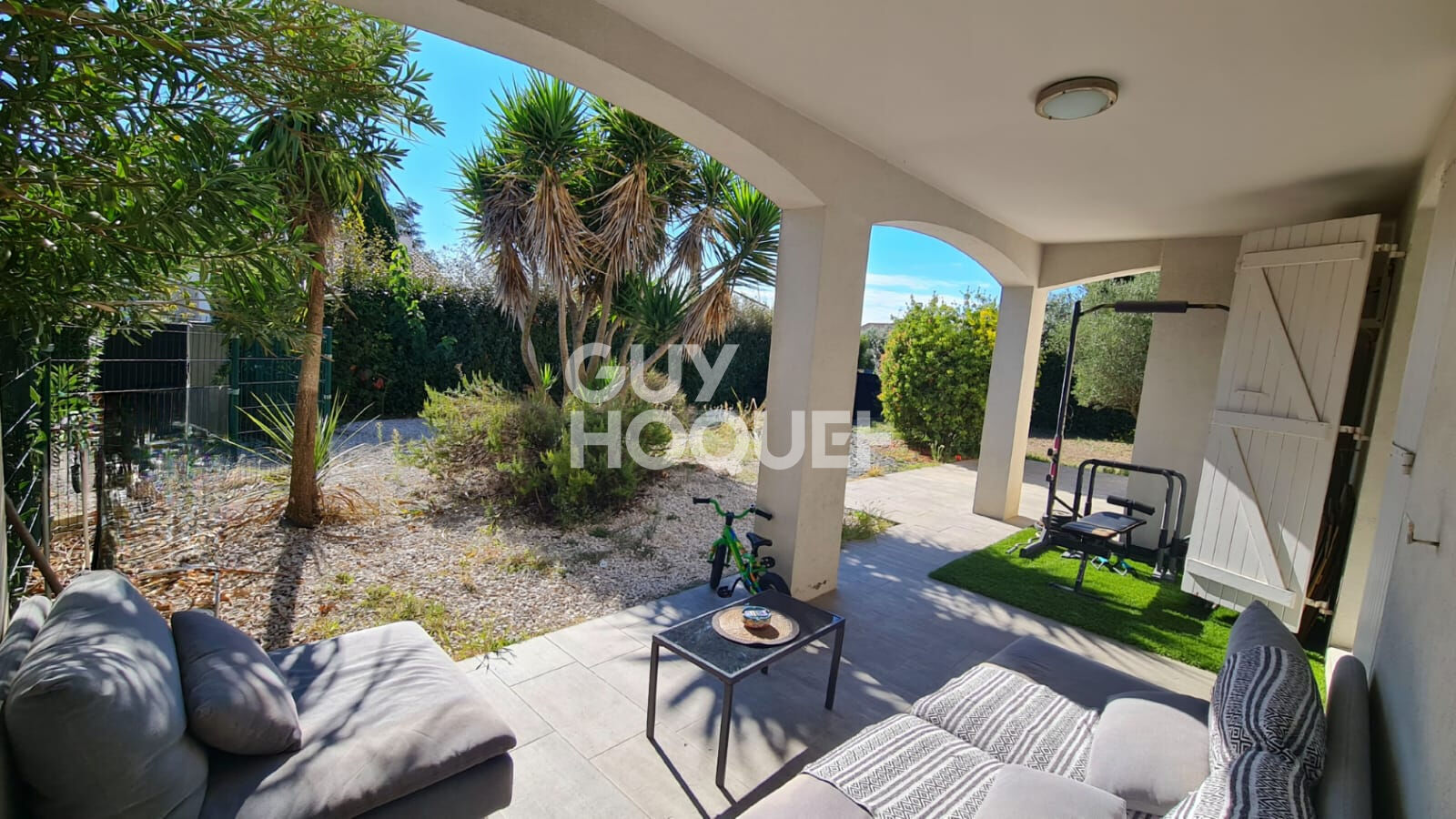 Appartement  rdc dans maison Montpellier 3 pièce(s) 80 m2+ terrain de 400 m²