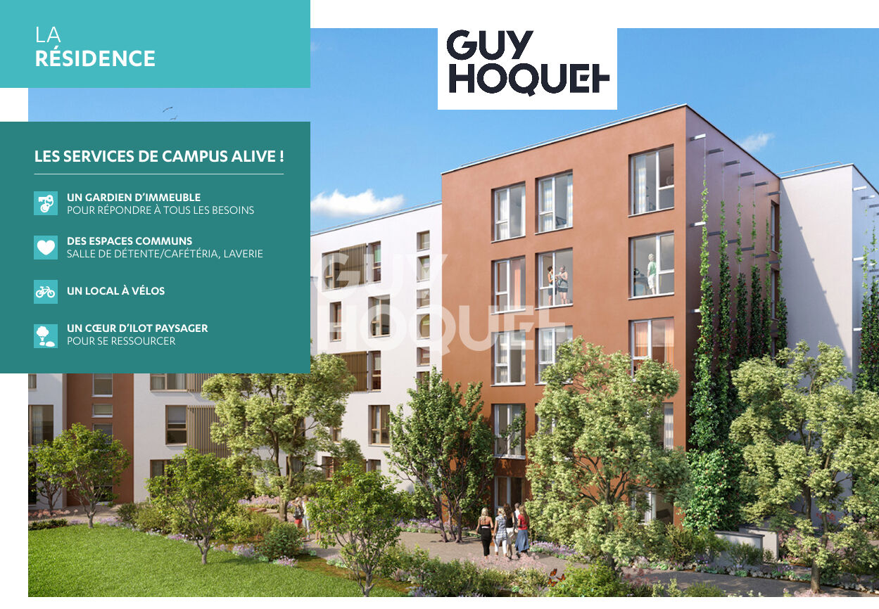 STUDIO MEUBLE RESIDENCE ETUDIANTE MODERNE: ETAT NEUF !