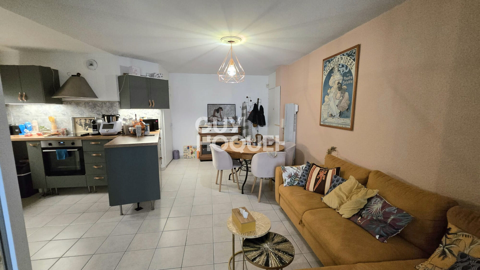 Charmant T2 rénové avec grand garage à Cournonterral