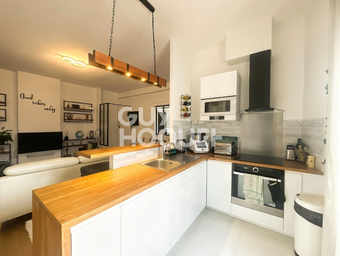 QUARTIER FAUBOURG MEDITERRANEE:  JOLI T2 58.07 M2 MEUBLE