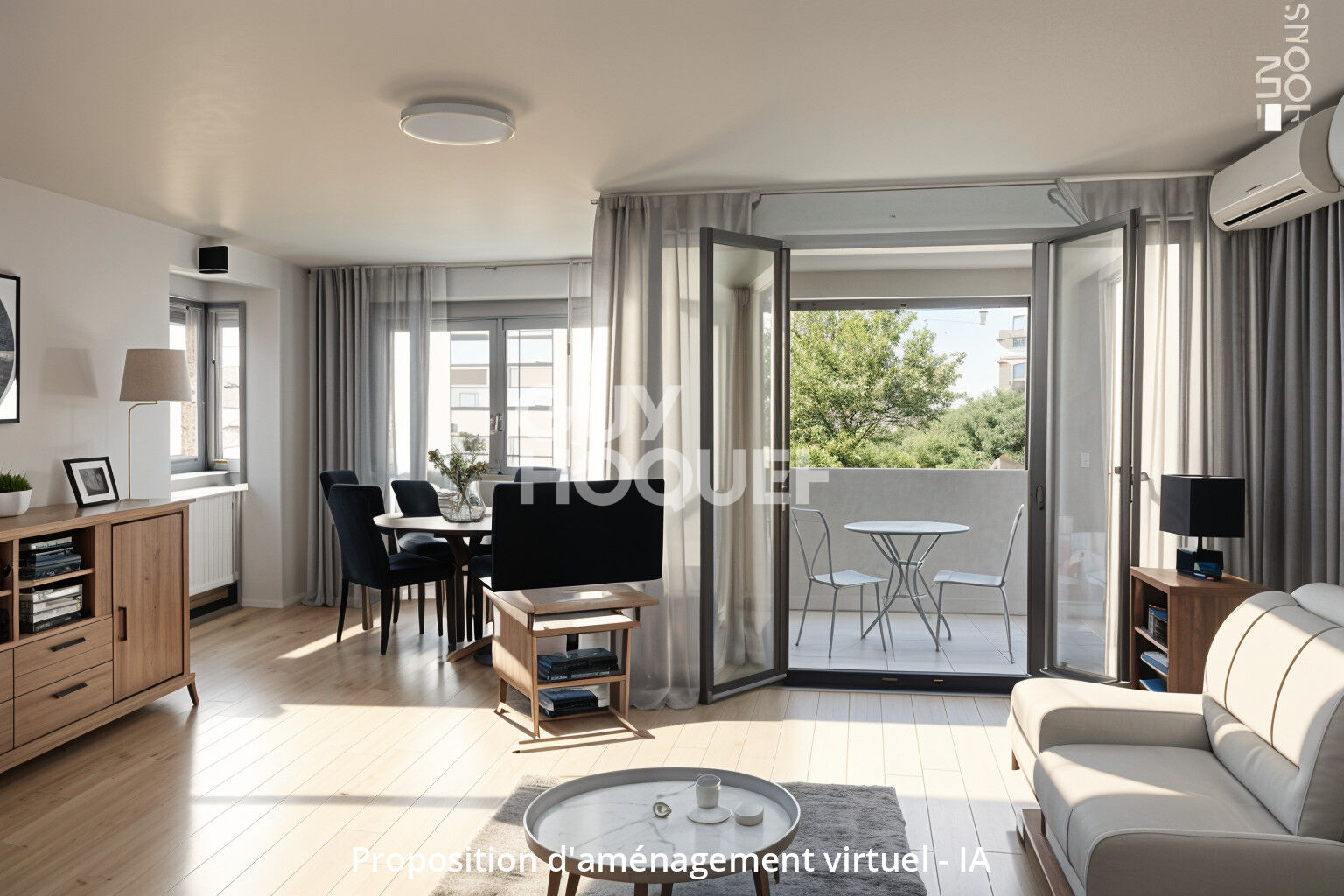 ANTIGONE T4 87 m² lumineux avec loggia et parking - étage élevé