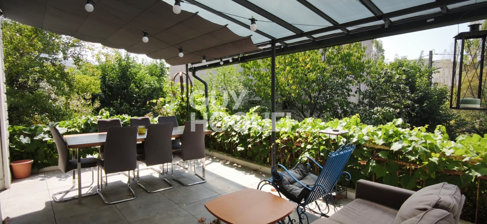 Appartement  4 pièces 87m2+ terrain 410 m² +garage