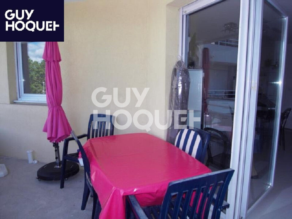 T3 MEUBLE 52 m² + BALCON + BOX + PISCINE