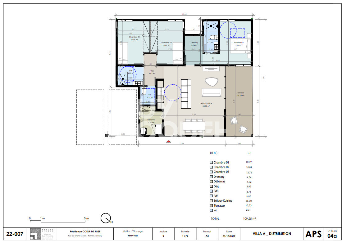 Maison NEUVE de plain pied -Remire Montjoly