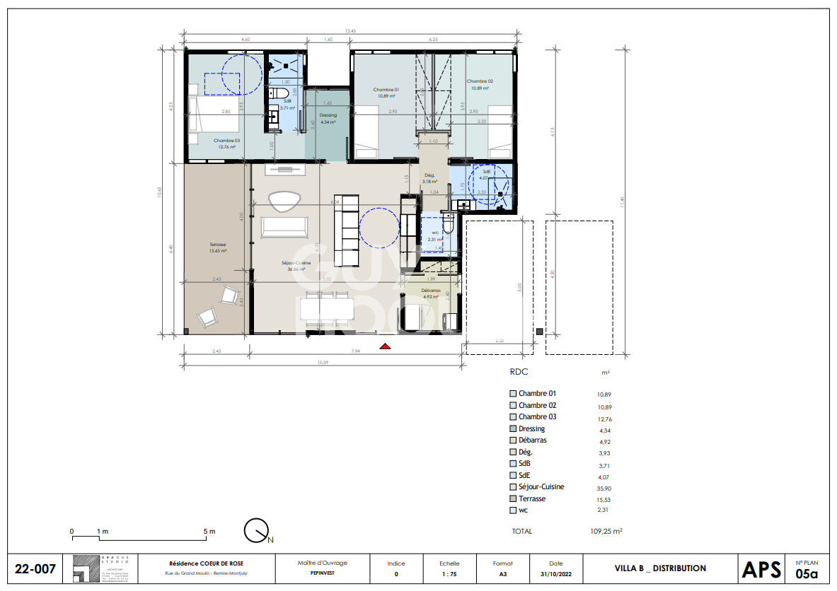 Maison NEUVE de plain pied -Remire Montjoly
