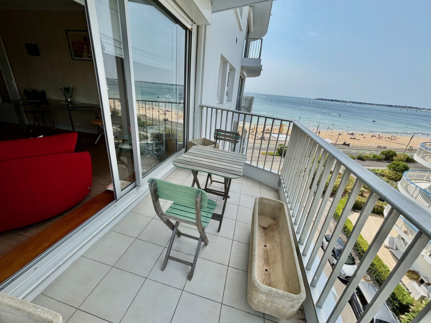 Appartement T1Bis La Baule Les Pins latéral mer