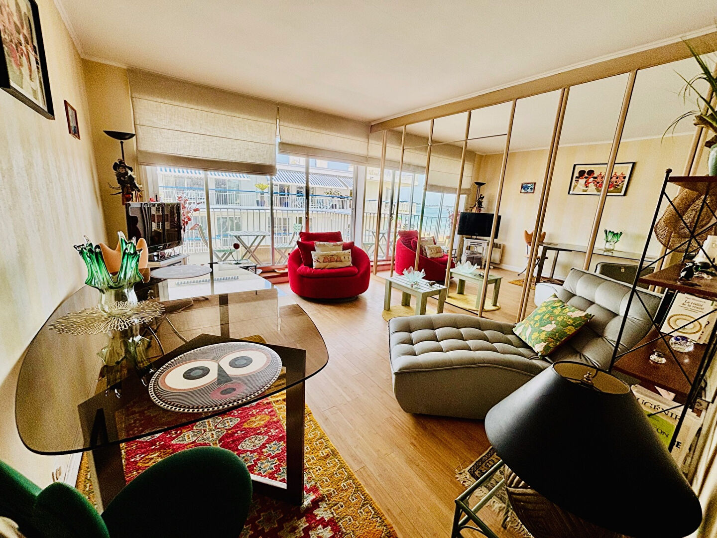 Appartement T1Bis La Baule Les Pins latéral mer