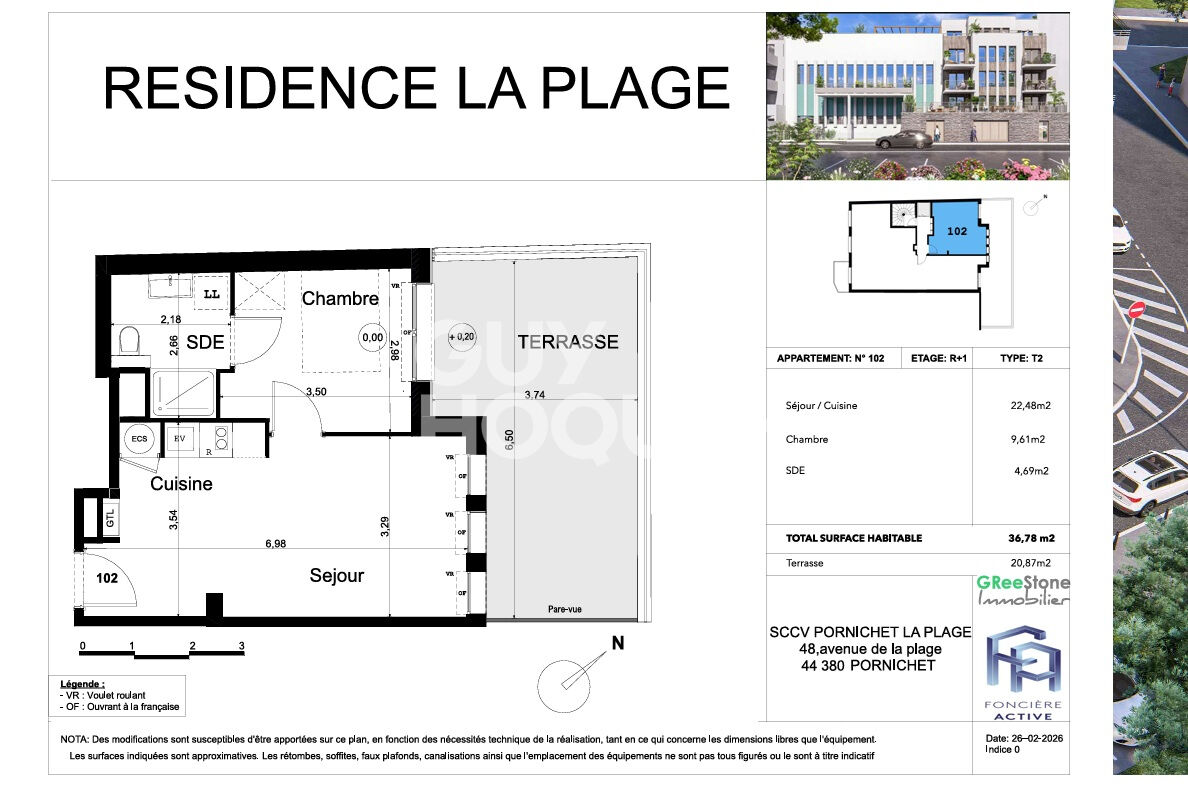 Programme neuf Pornichet -T2