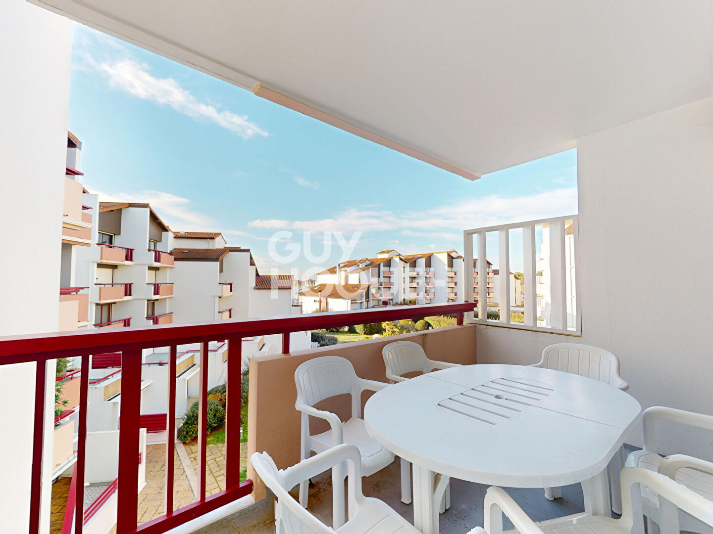 Appartement T3 avec terrasses et aperçu port à Capbreton