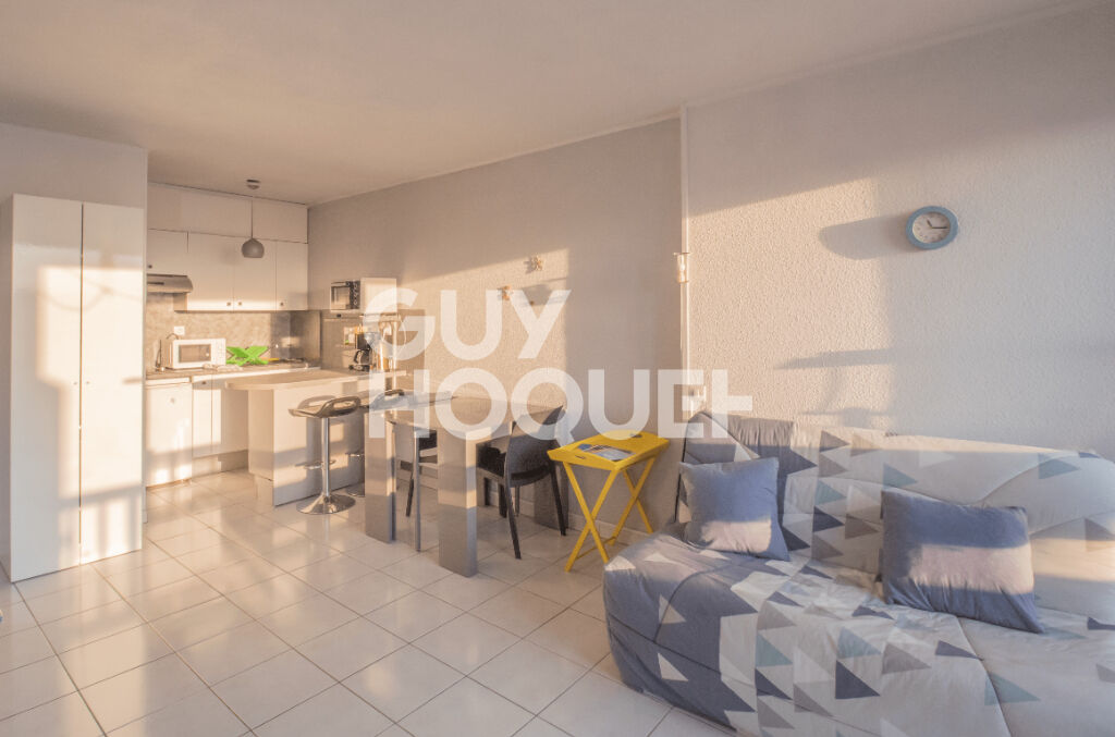 Studio avec vue sur le port de Capbreton