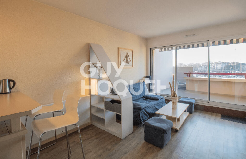 Studio avec vue sur la port de Capbreton