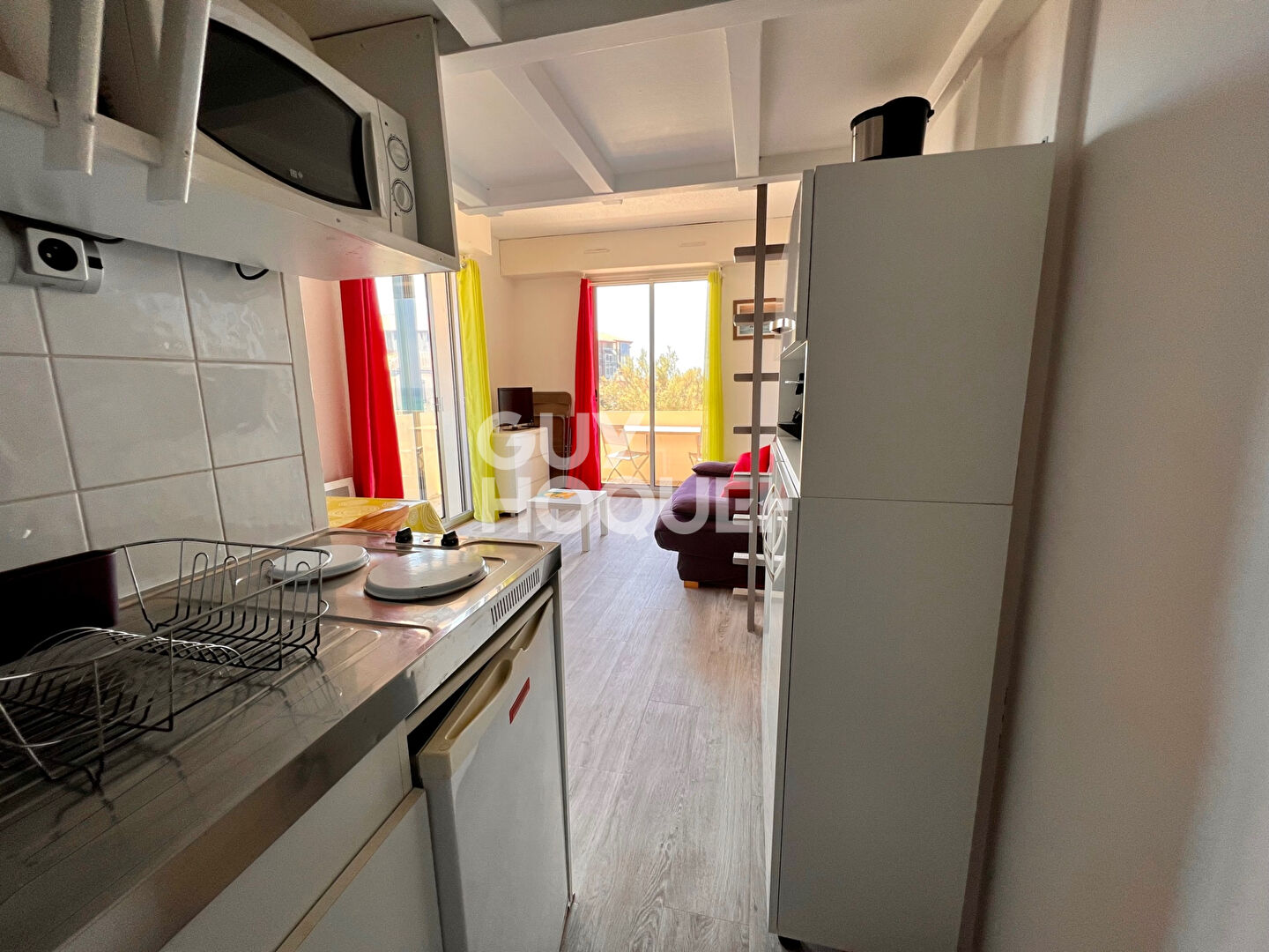 Studio face à la plage centrale d'Hossegor