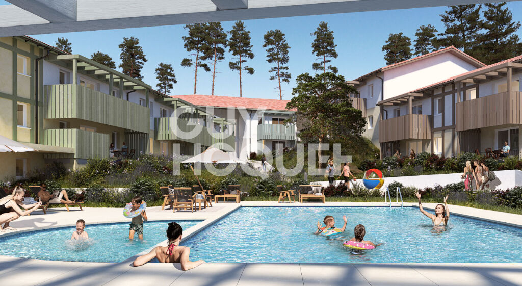 Investissement appartement neuf T2 bis à Mimizan, rendement 3,80% possibilité d'occupation en haute saison