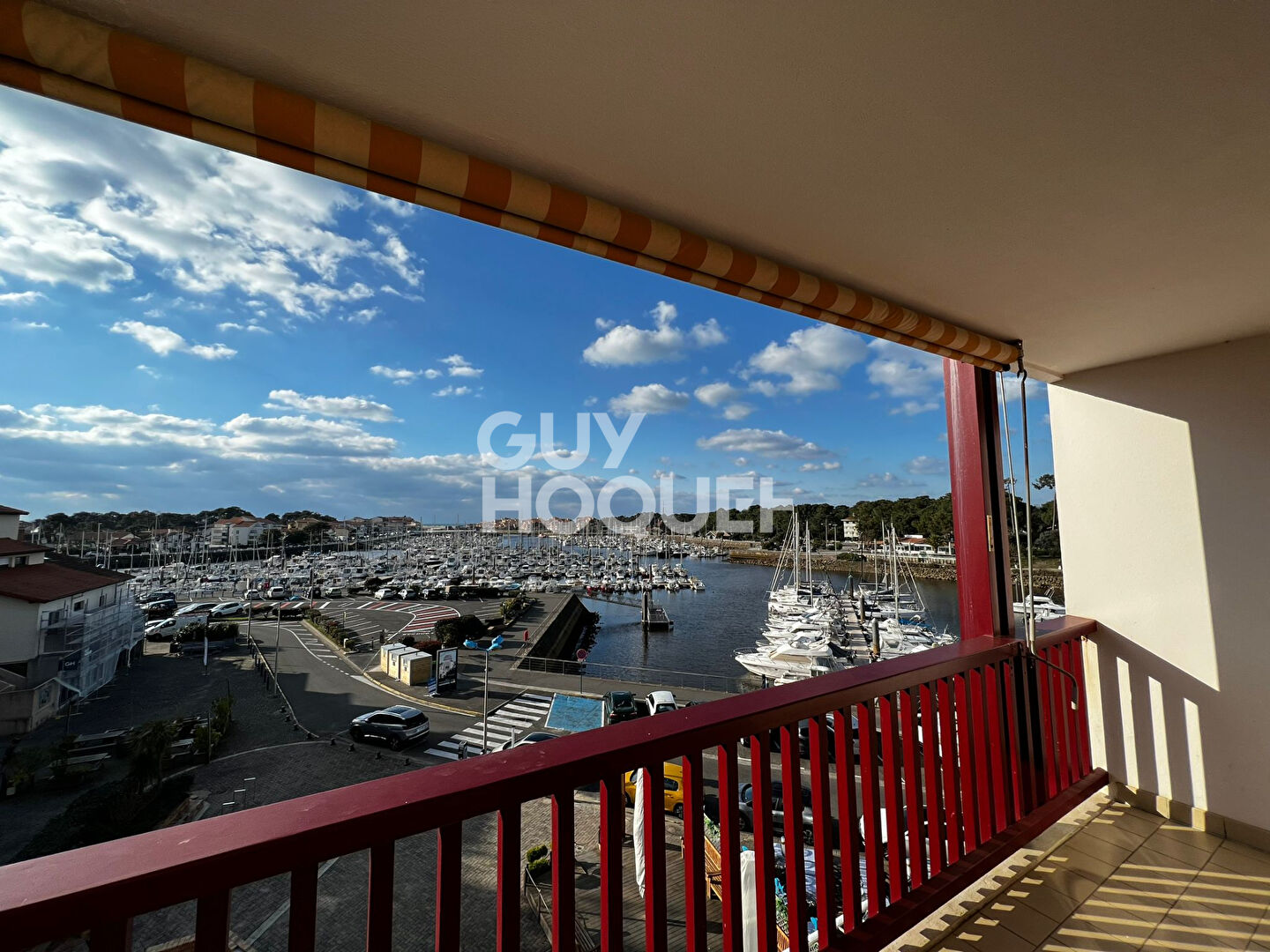 Studio avec vue sur le port de Capbreton