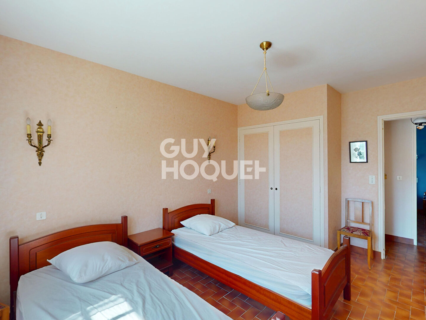 Belle landaise près de la plage de la piste