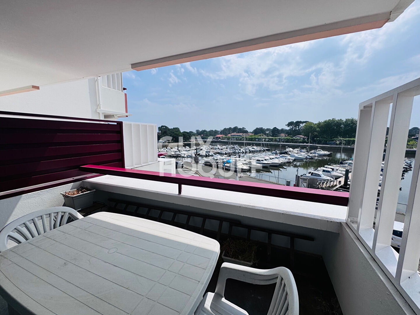 Appartement avec vue et parking au port de Capbreton