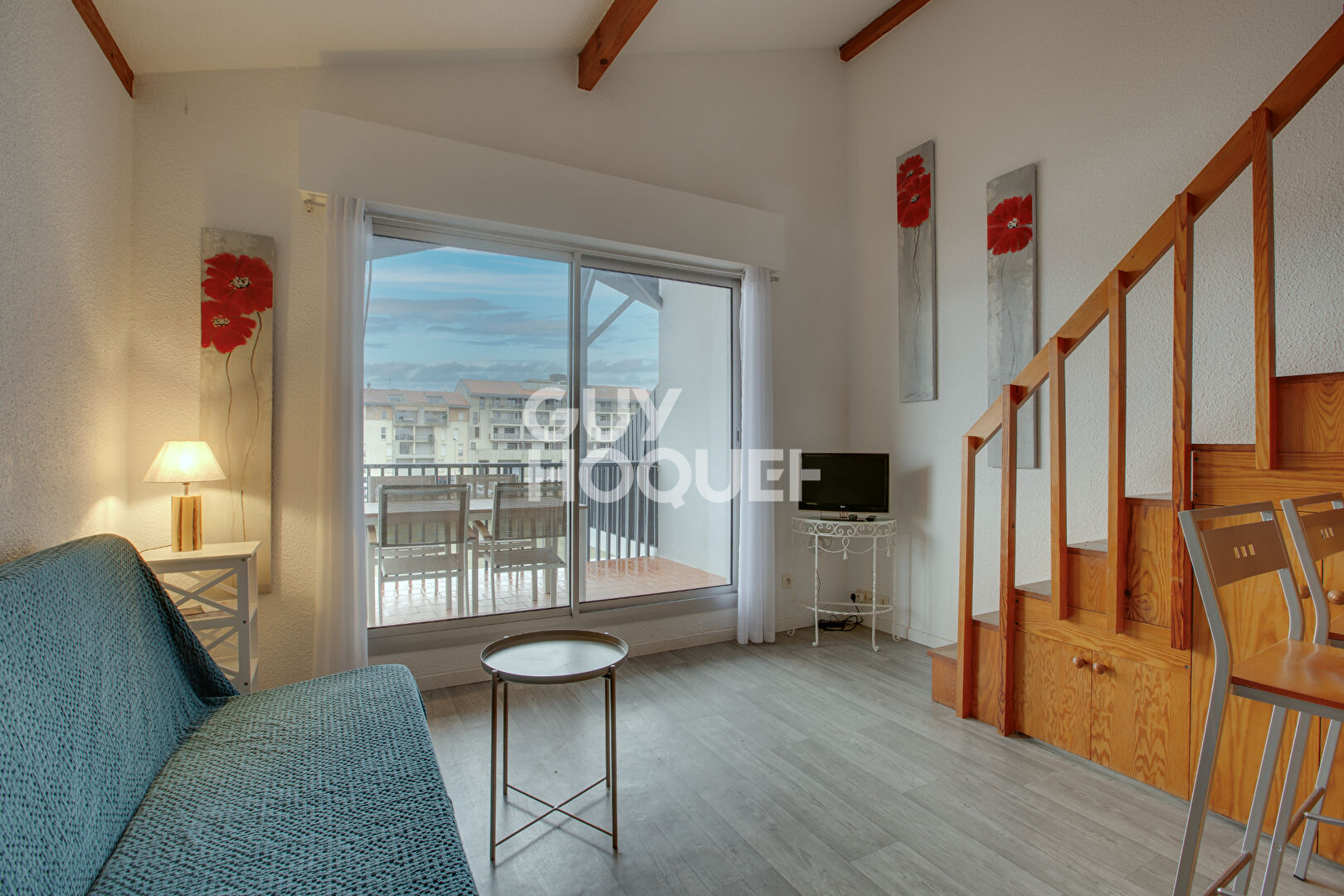 Appartement avec terrasse vue canal à Capbreton