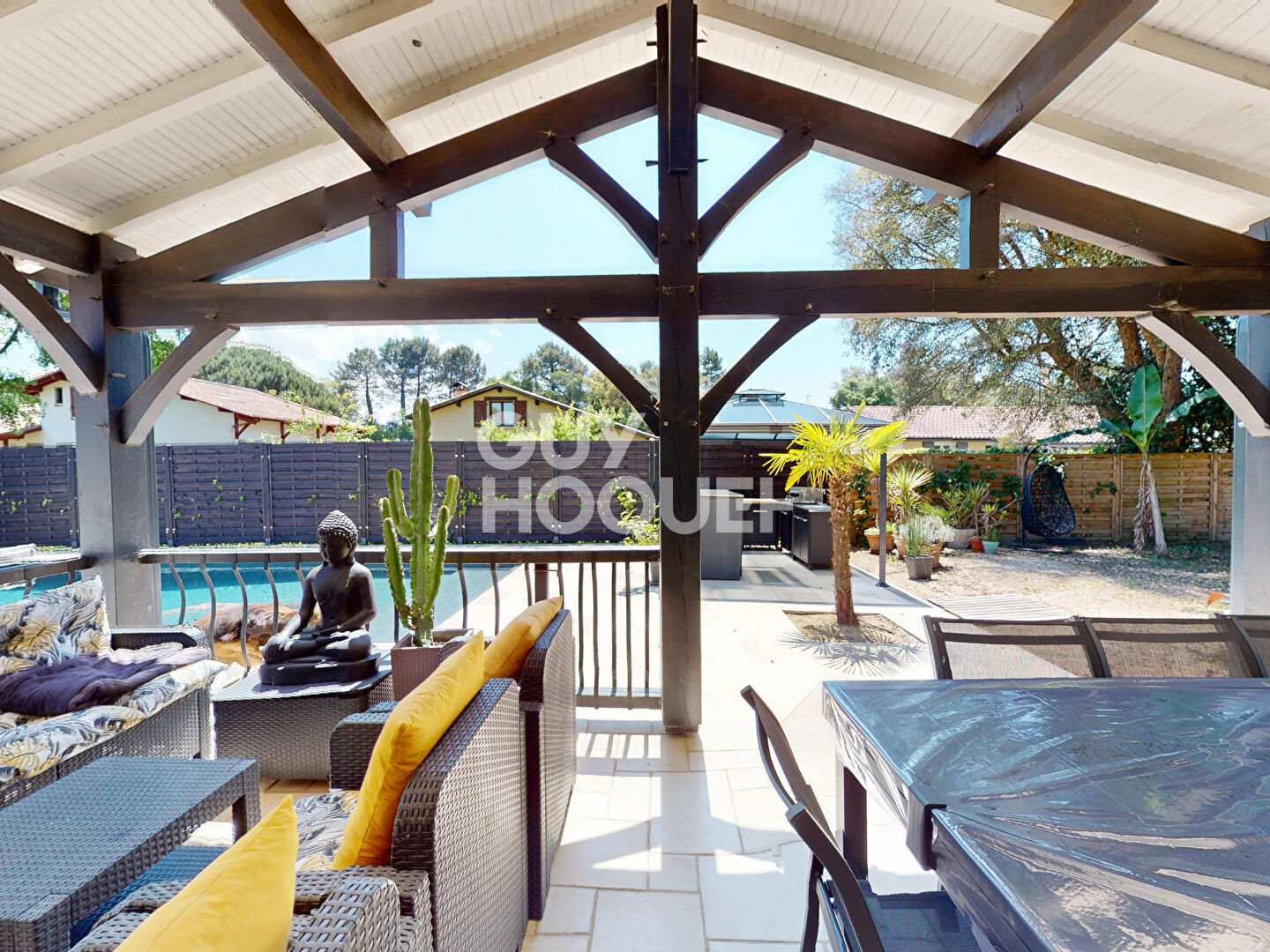 Villa au bourg de Labenne avec piscine chauffée en fond d'impasse