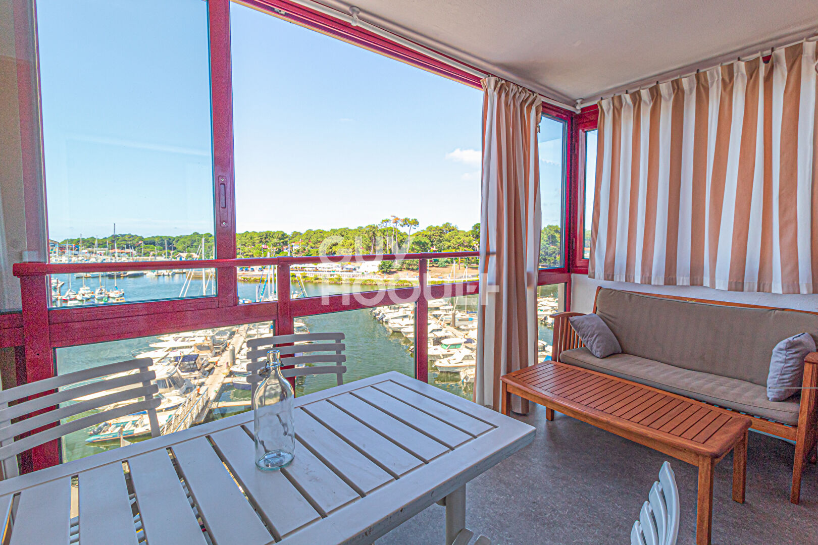 Beau studio avec vue port à Capbreton