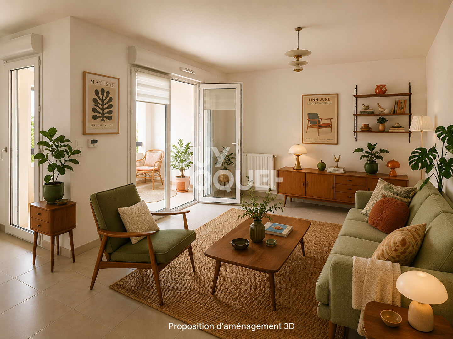 Appartement T3 64 m²  Dernier étage - Labenne Bourg Centre