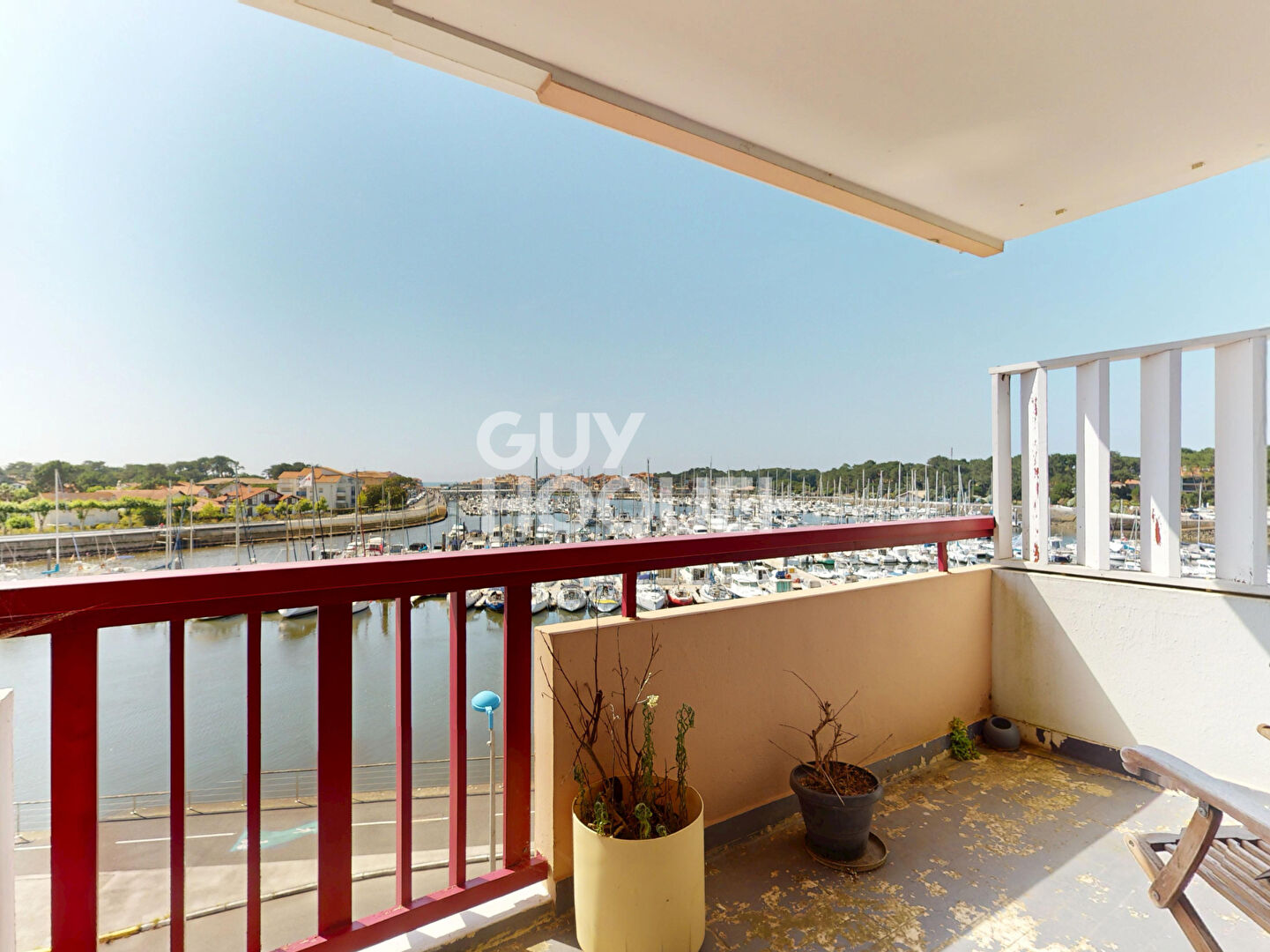 CAPBRETON T2 + studio avec vue imprenable sur le port de Capbreton