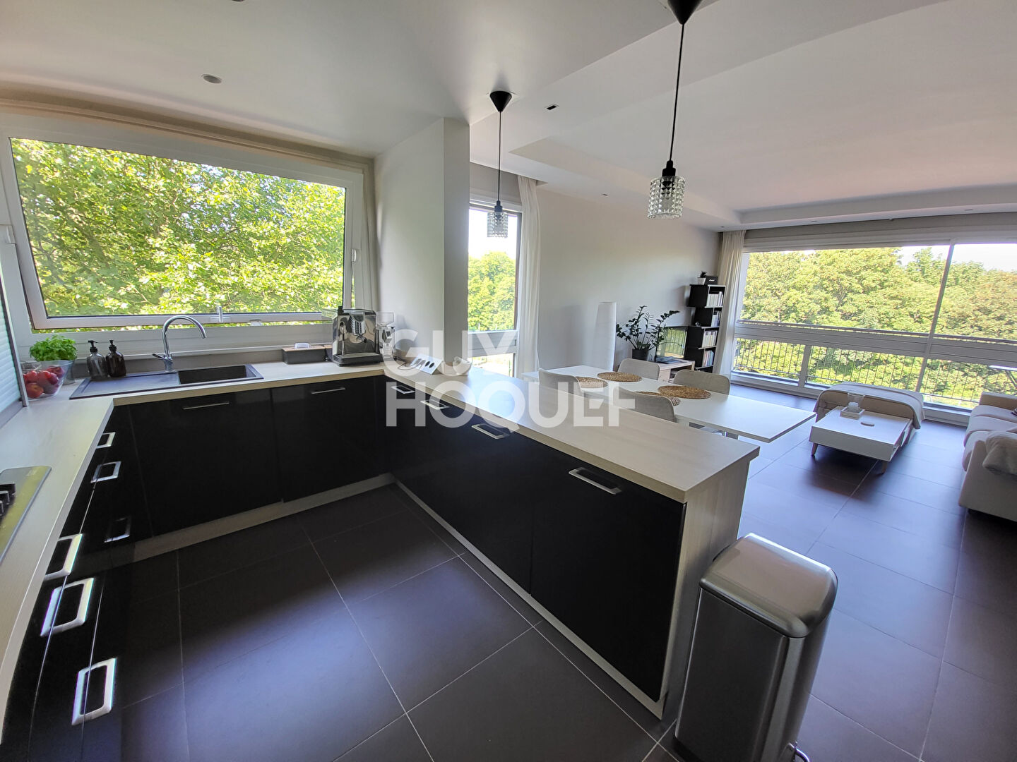 Appartement 4/5p, 3 chambres, avec garage