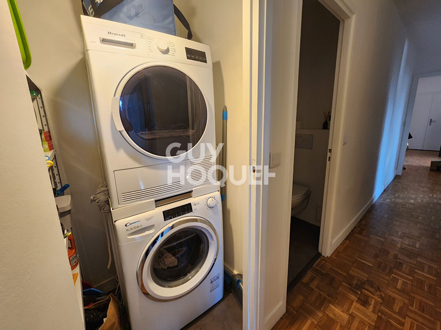 Appartement 4p 2 chambres + garage, Proche gare