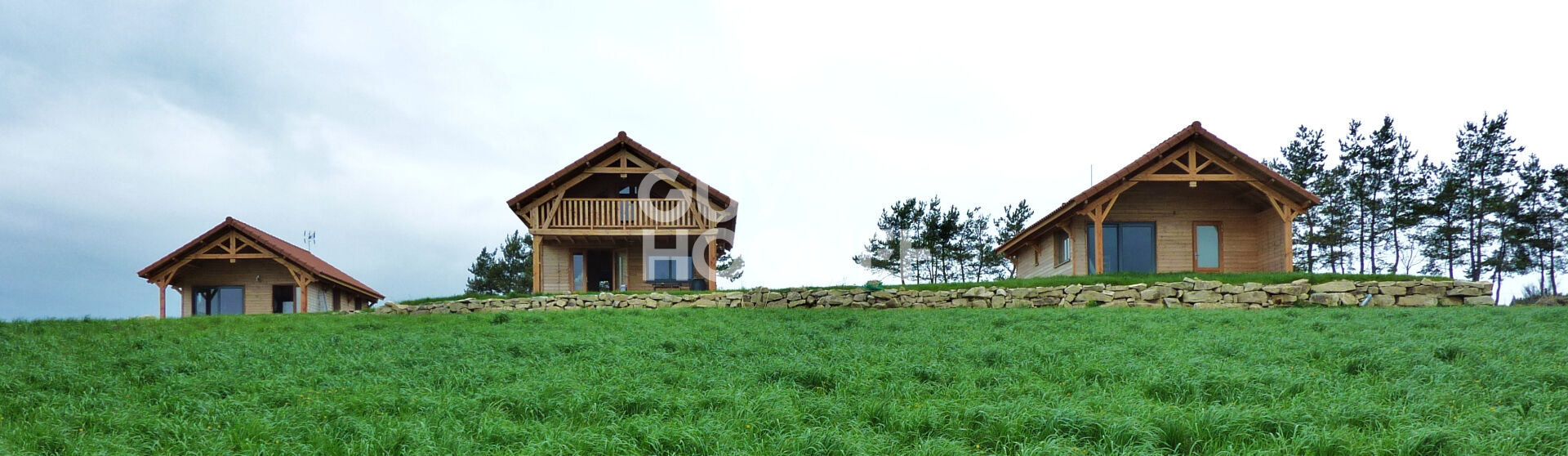 Trois chalets