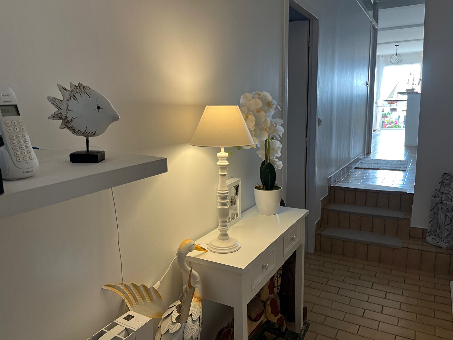 plage et commerces à pied.