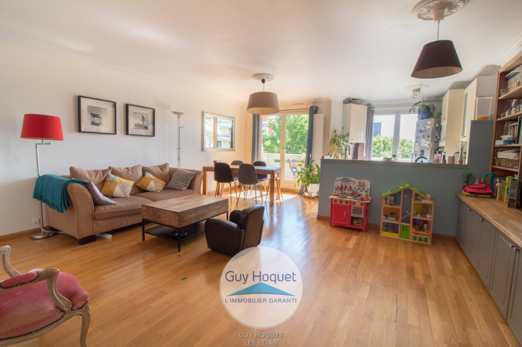 À vendre, appartement d'une surface habitable de 73,12 m², 3 pièces au PRE SAINT GERVAIS (93310).