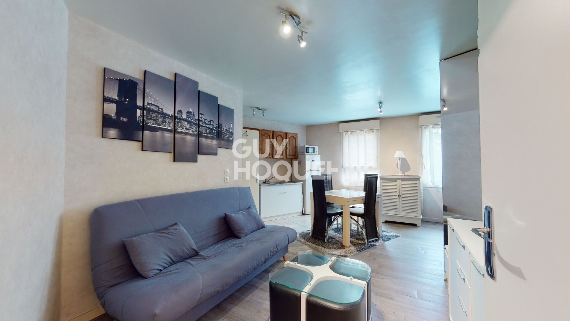 Studio 28,30 m² meublé proche piscine des Lilas