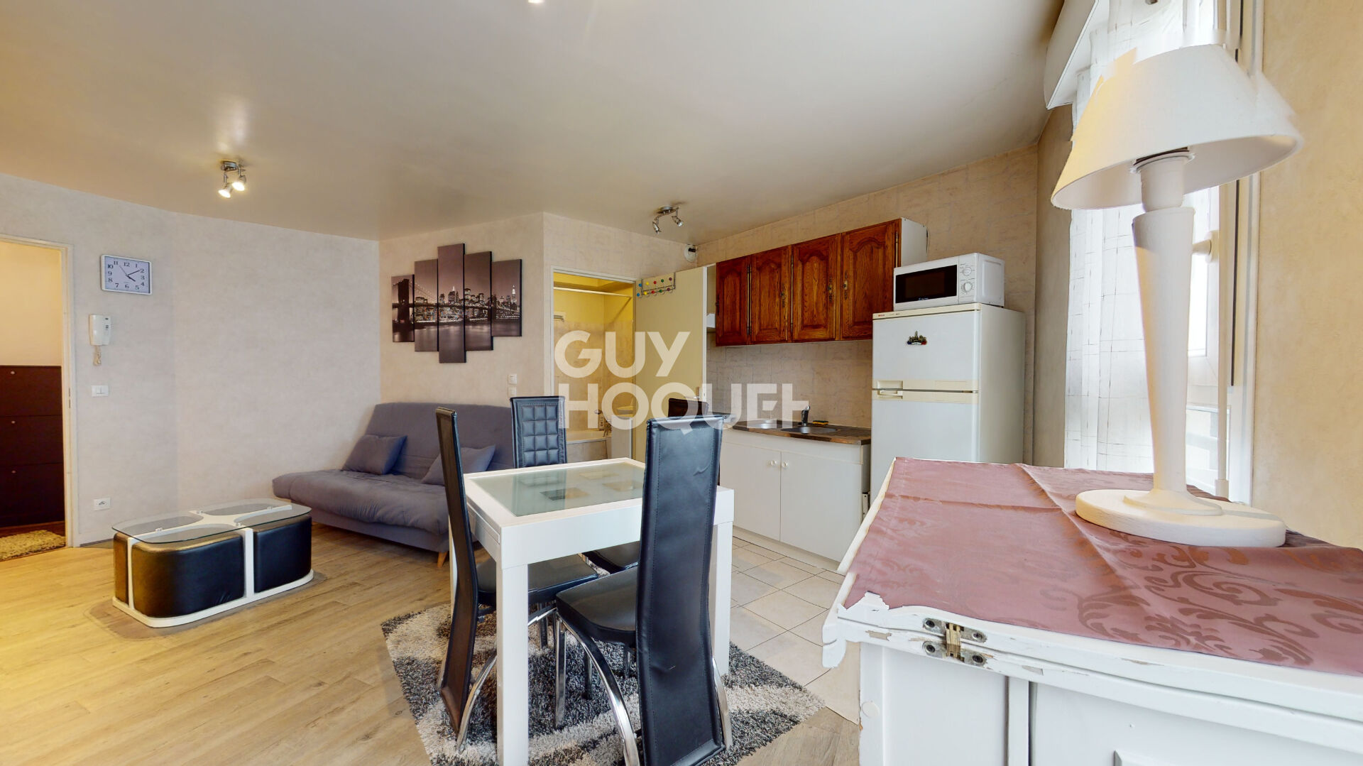 Studio 28,30 m² meublé proche piscine des Lilas