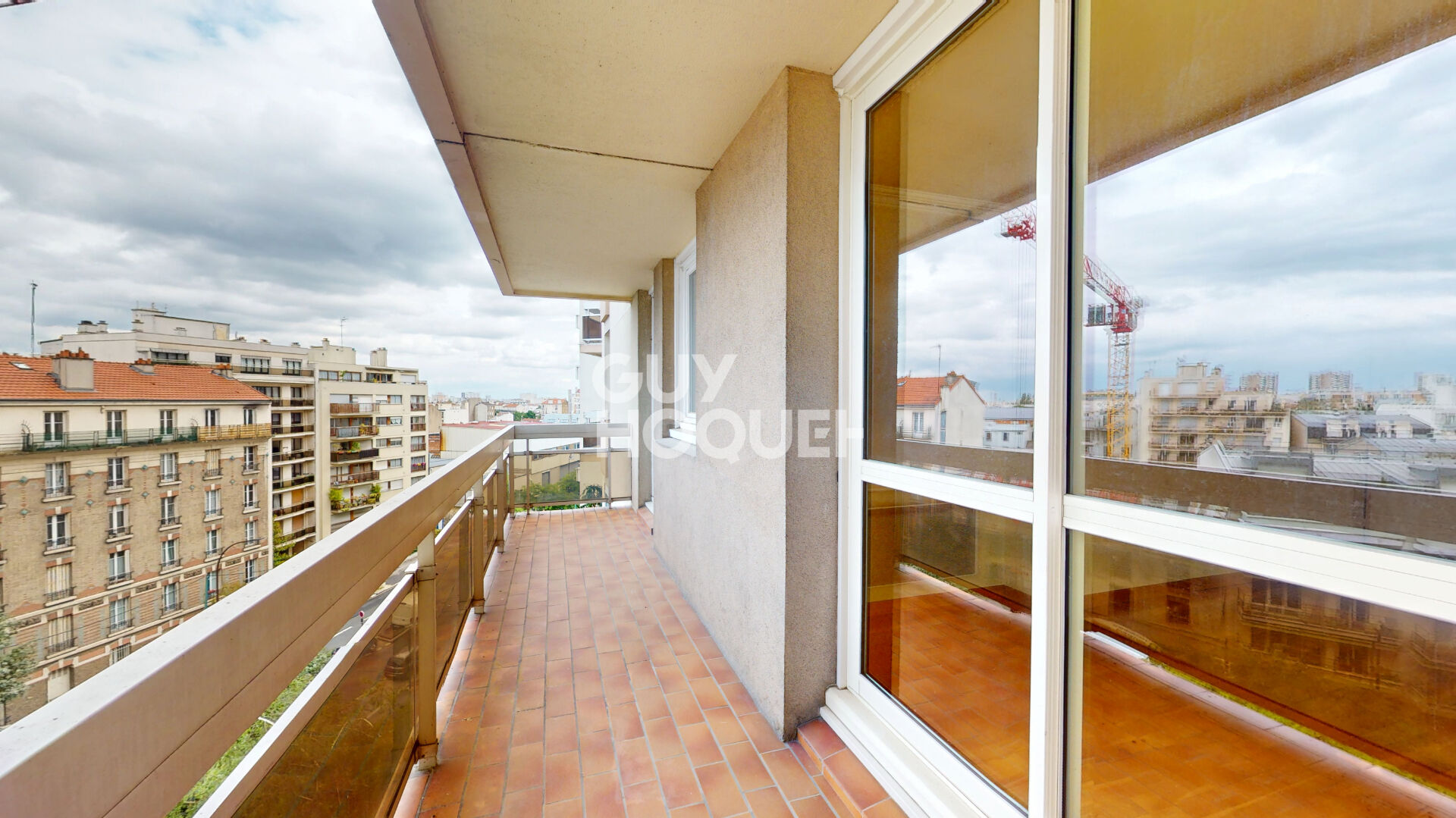 LES LILAS, 86m2 3ch, dernier étage terrasses