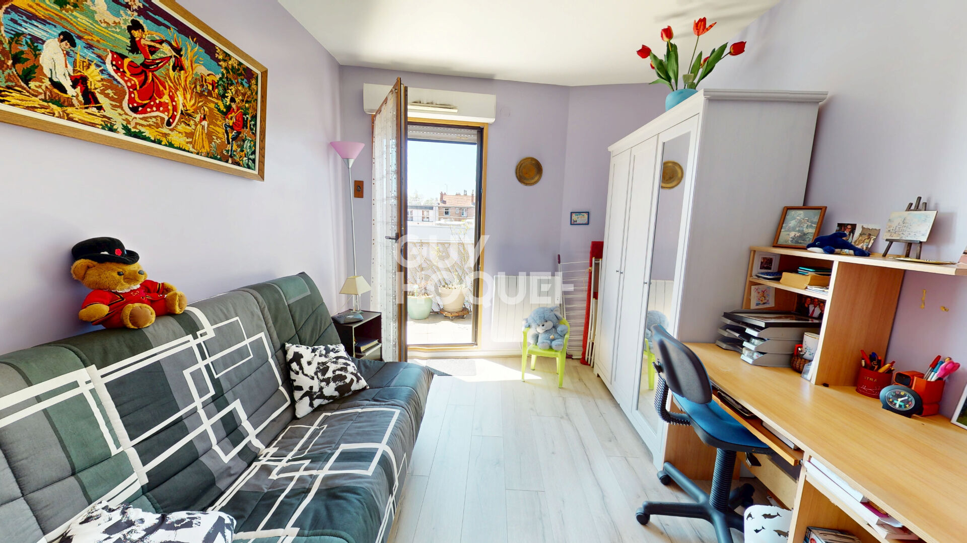 Superbe 3 pièces en étage avec BALCON et vue dégagée _CAVE et Parking _Les Lilas