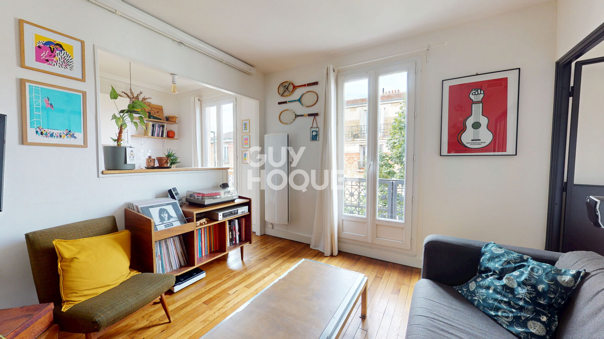 Appartement Les Lilas 2 pièce(s) 34, 48 m2 - Dernier étage