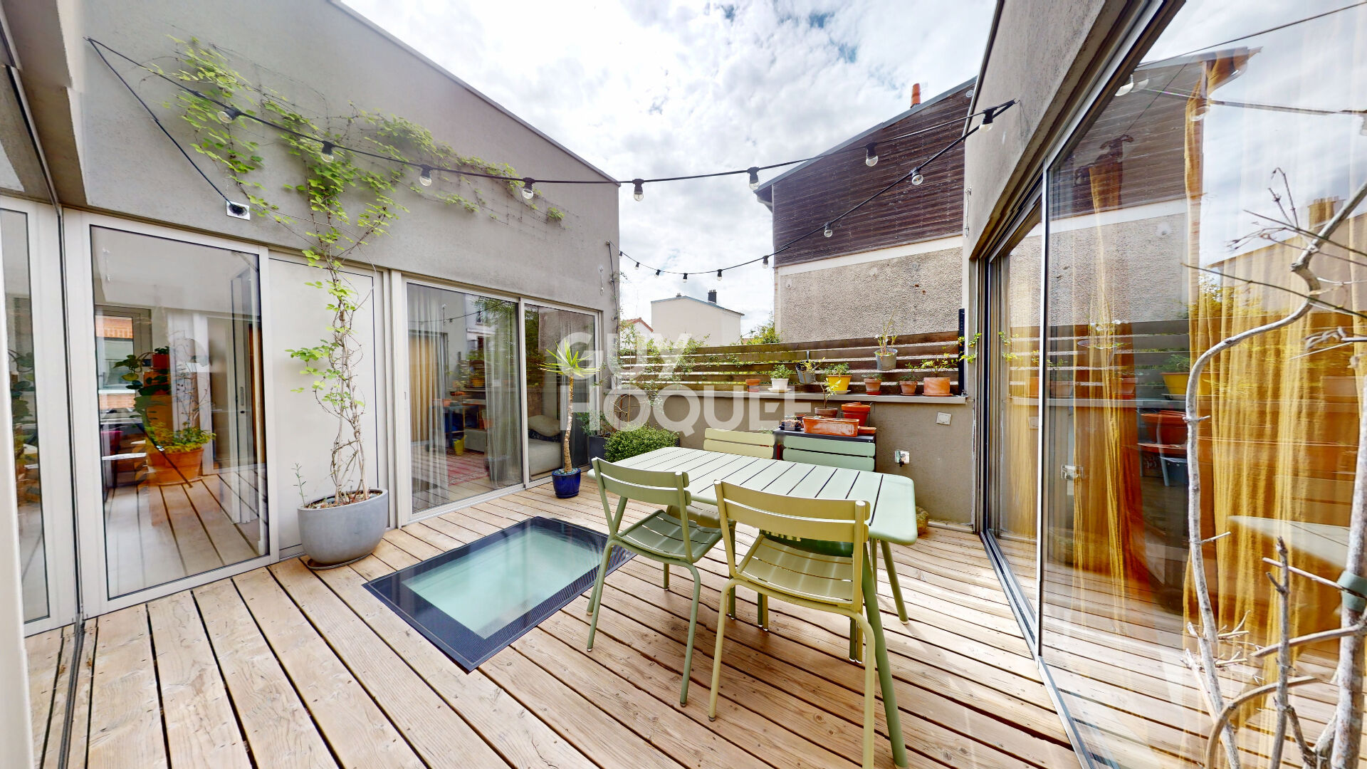 Maison de ville (2016) avec Patio  _ Calme Absolu à 5 min du Métro