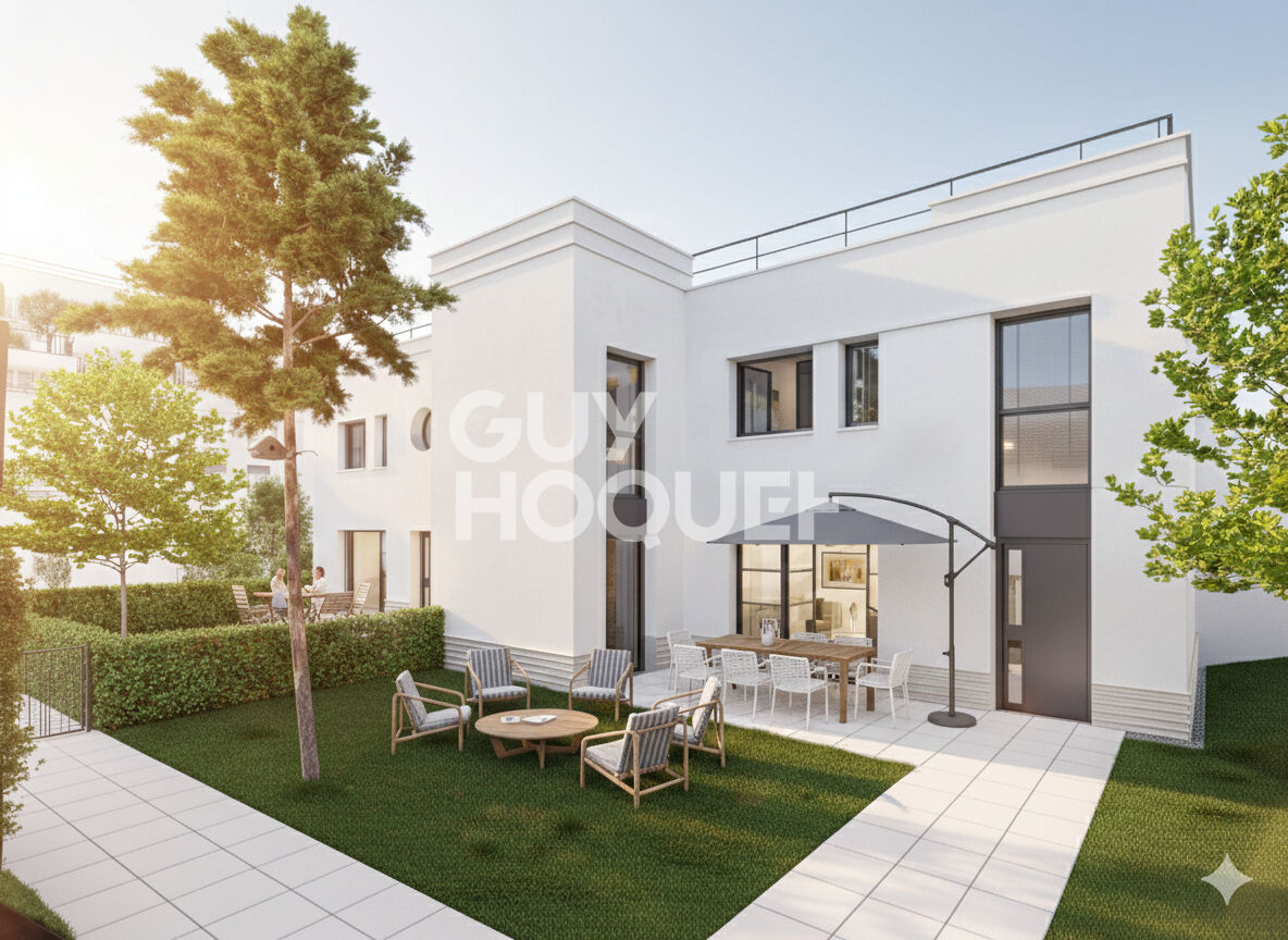 Maison de ville 5 pièces avec grand jardin