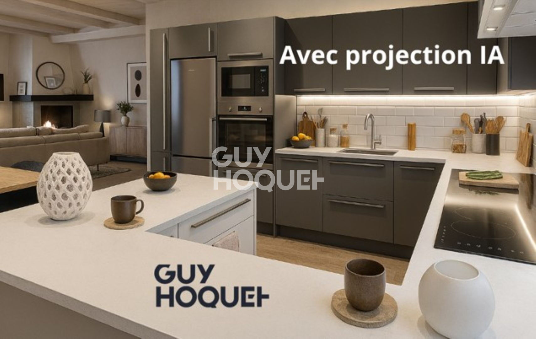 Maison de plain-pied de 100m² environ à découvrir !