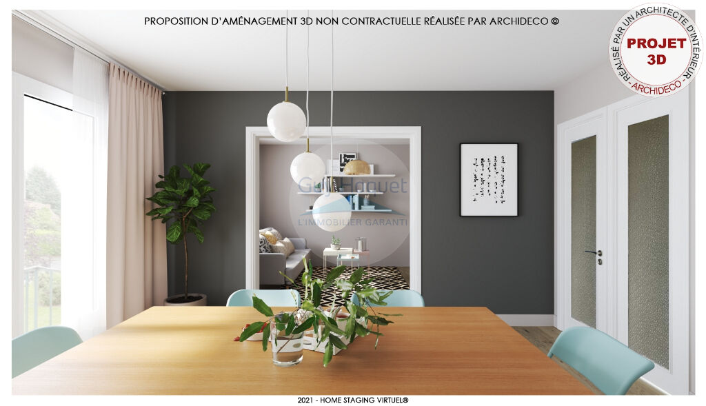 Vente d'un appartement F4 (75 m²) à EPINAY SUR ORGE