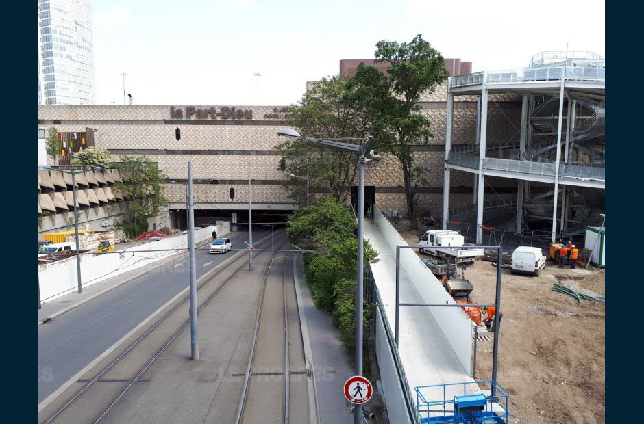 Part-Dieu : Bientôt un nouvel accès piéton pour rejoindre le centre commercial