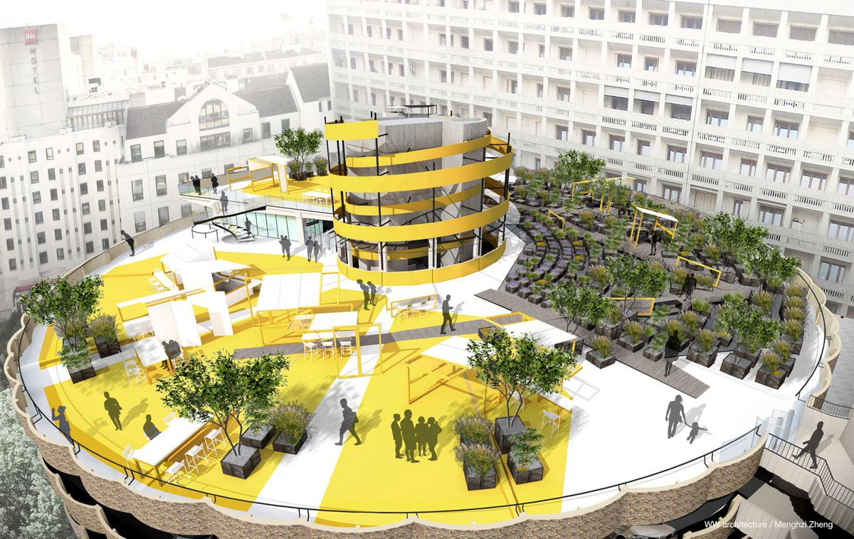 Un nouveau rooftop au sommet des Halles Bocuse