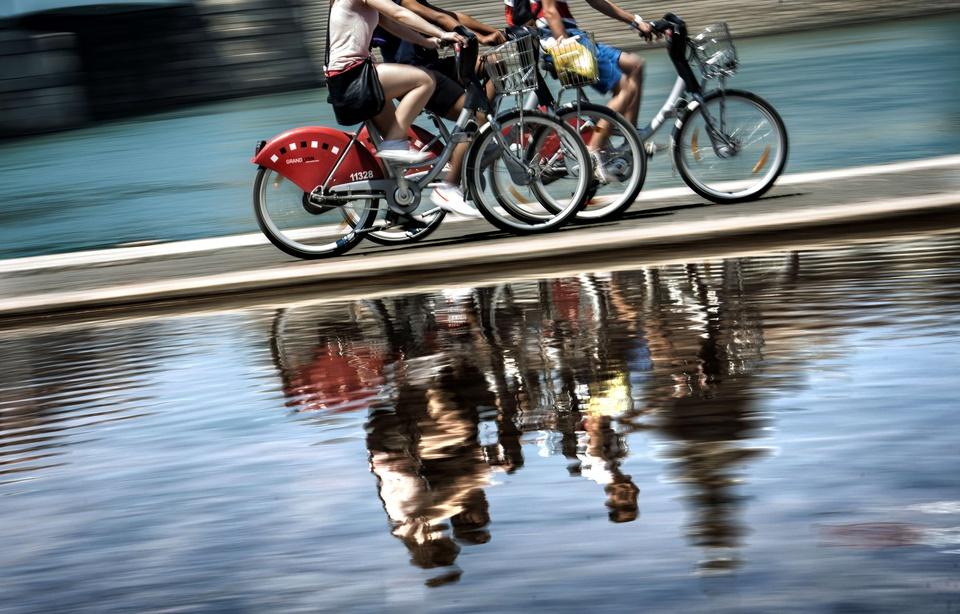 Lyon: Une nouvelle piste cyclable pour faire de la ville une référence européenne du vélo.