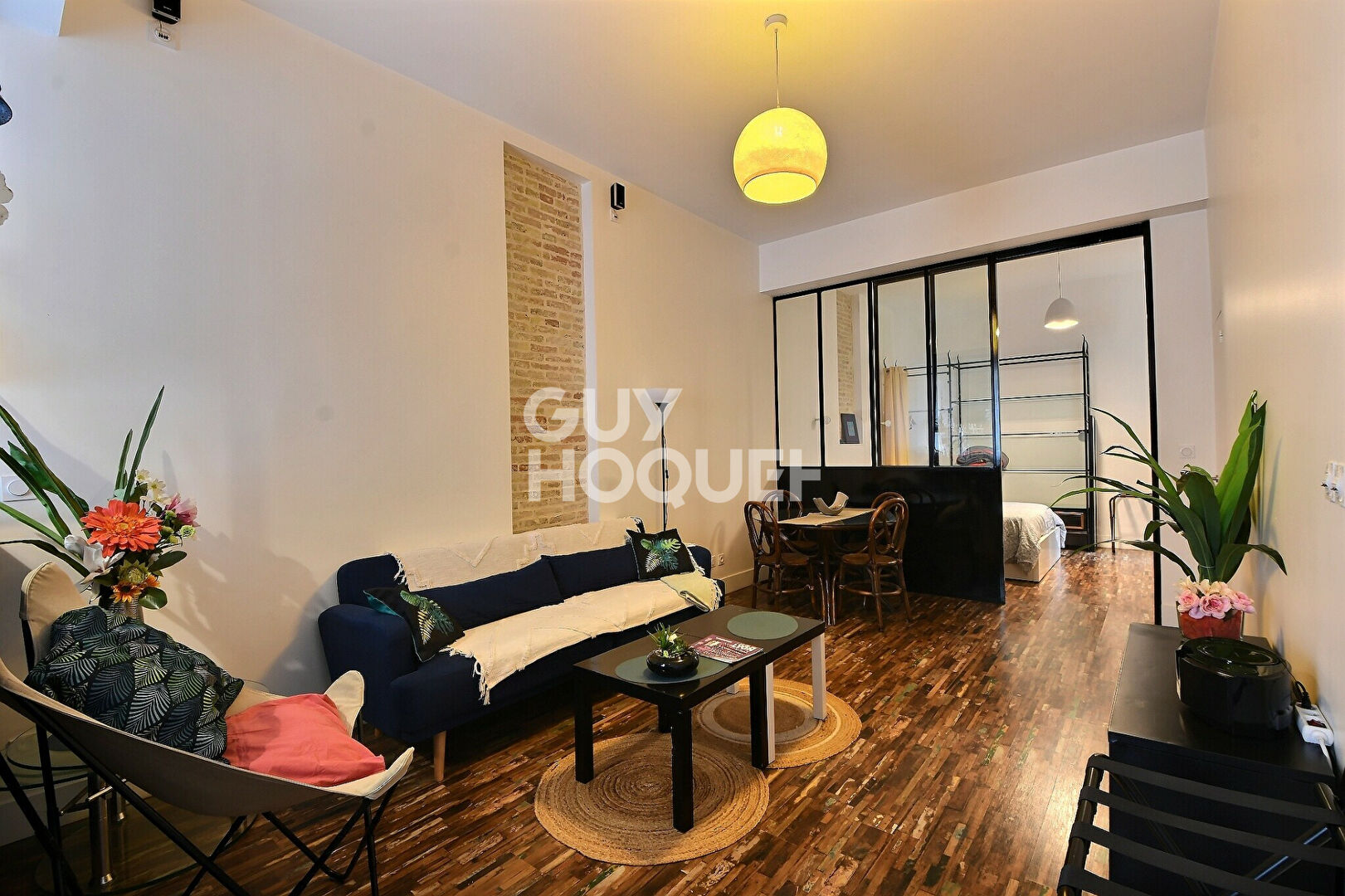 (Visite virtuelle) - A vendre T2 rénové de 42.88 m2 au  Coeur de Montchat, LYON (69003)