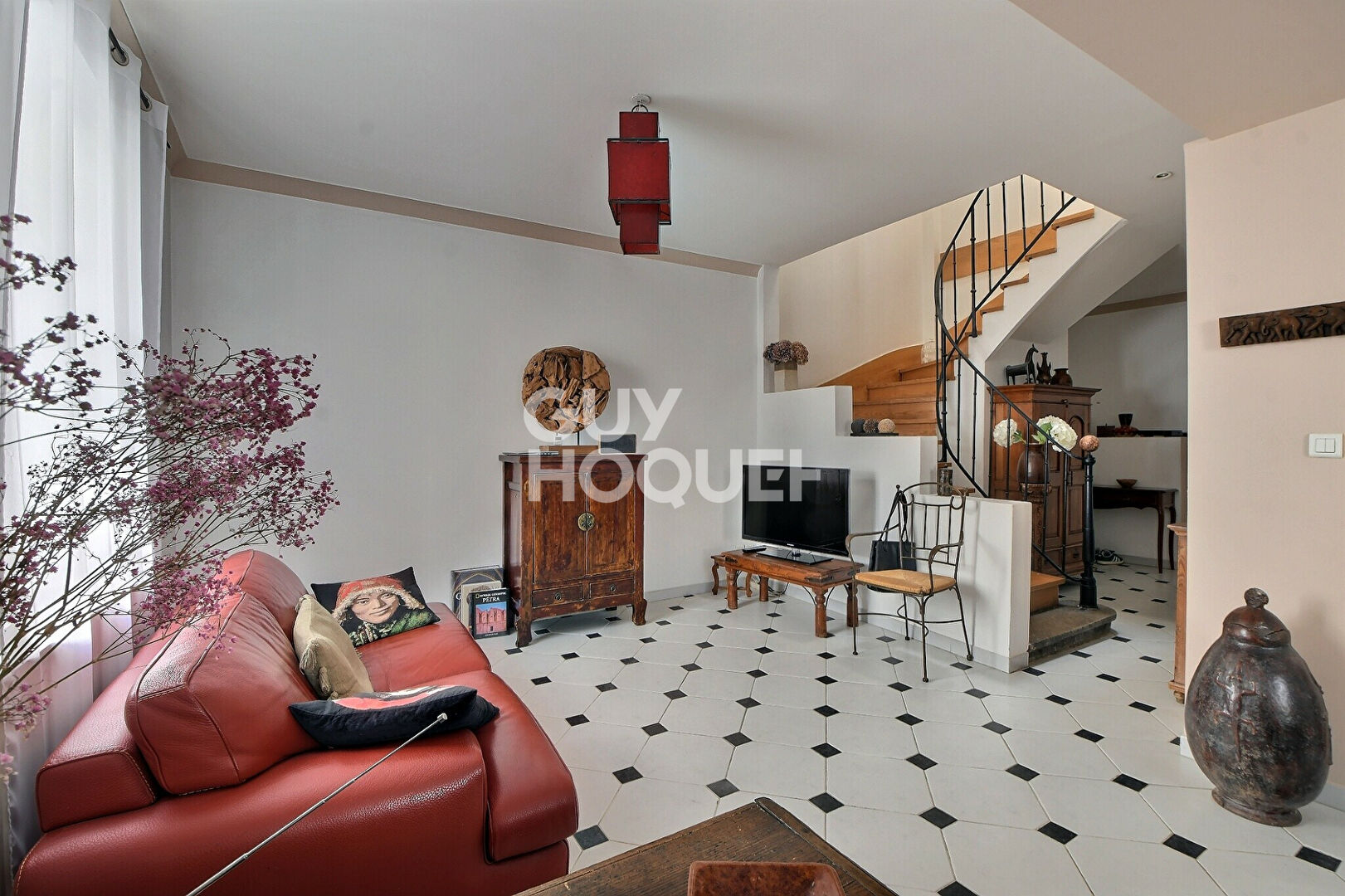 (visite virtuelle) - A vendre, maison de ville de type T4, de 90 m², au coeur de Montchat dans le 3ème arrondissement de Lyon (69003)