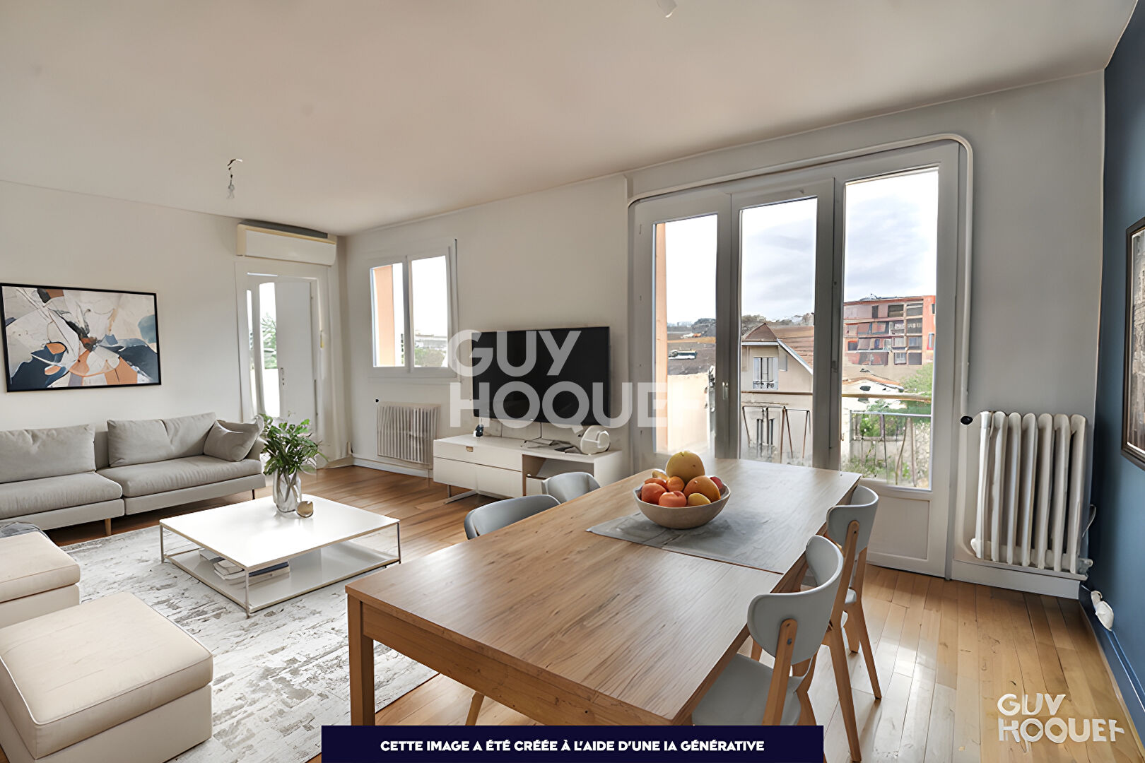 À vendre : Superbe appartement rénové T4 de 79 m², secteur Montchat Lyon 3 (69003)