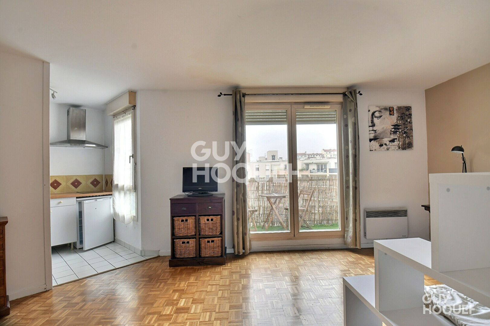 Appartement de type T1 de 38 m² avec balcon et parking, secteur La Buire, Lyon 3ème (69003)